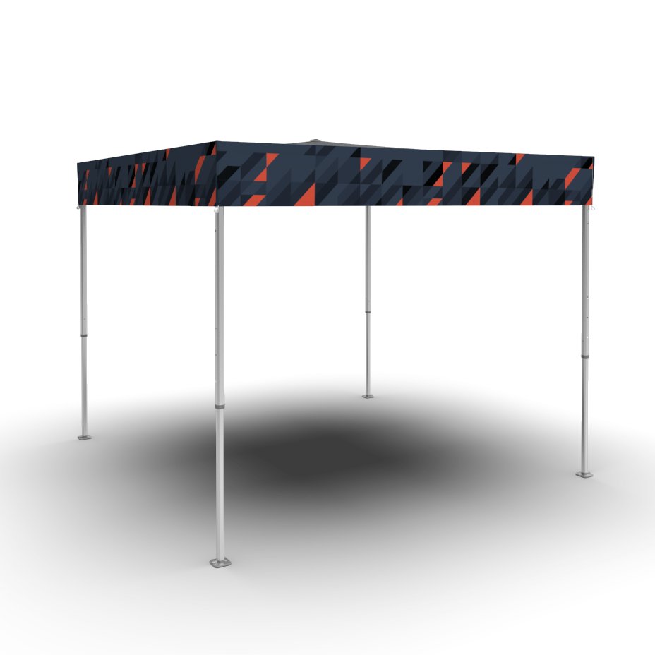 Customizable Flat Top Pop Up Canopy Lifetime Frame Warranty 3Day